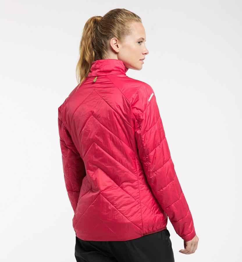 Haglöfs Womens L.I.M Barrier Down Jacket Red New Zealand 14708ICPX